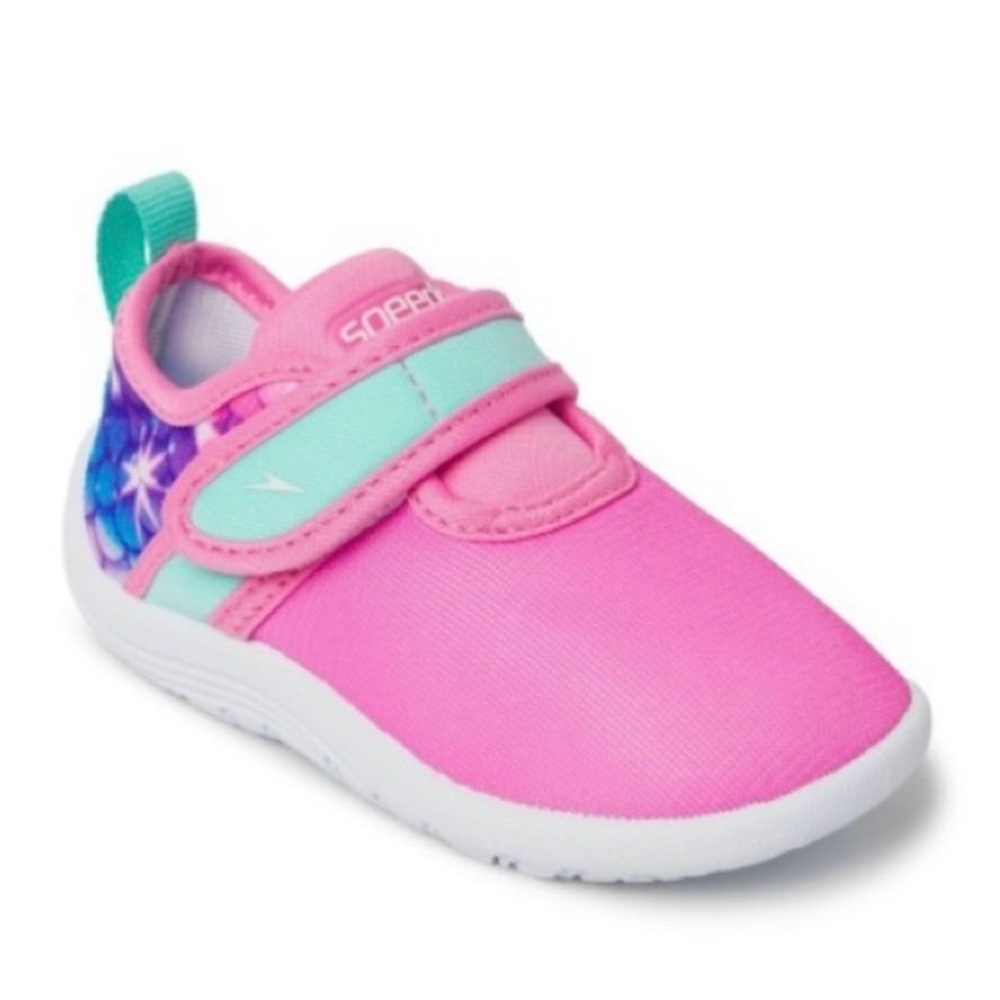 Speedo Toddler Kids' Printed Shore Explorer Water Shoes - Pink Size S (5/6) new
